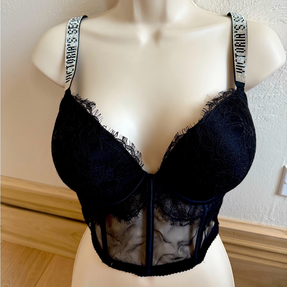 Victoria’s Secret Bombshell Add-2-Cups Push-Up Corset Top